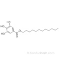 Acide benzoïque, 3,4,5-trihydroxy, ester dodécylique CAS 1166-52-5